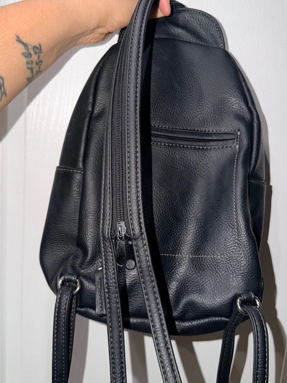 MultiSac Black Convertible Backpack Sling Organizer Purse Multi Pocket